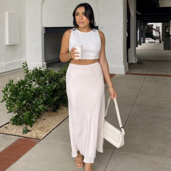 Column Maxi Skirts